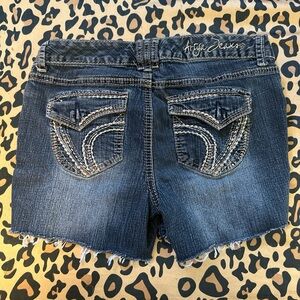 low rise ariya jean shorts